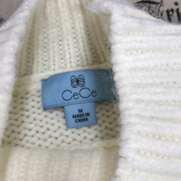 CeCe by Cynthia Steffe Pompom Sweater - Picture 4 of 6